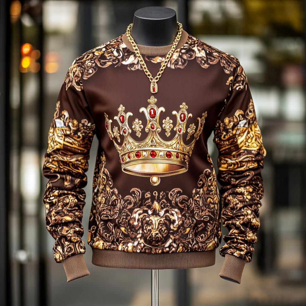 Opulent Cashmere Sweater In Refined Design and Luxe Detailing 100% High Quality