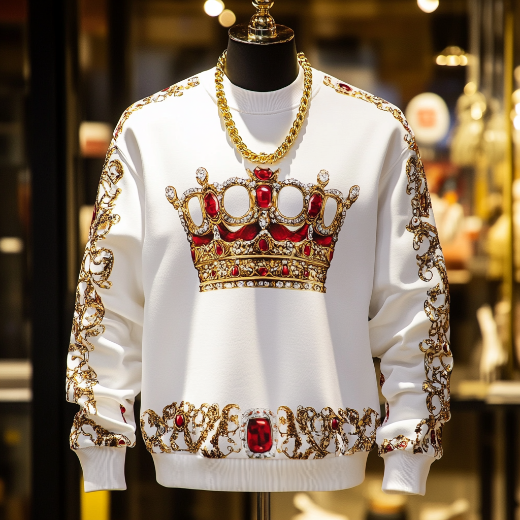 Opulent Cashmere Sweater In Refined Design and Luxe Detailing 100% High Quality