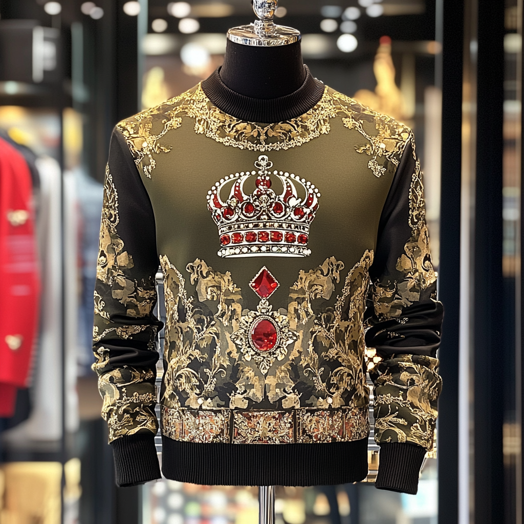 Opulent Cashmere Sweater In Refined Design and Luxe Detailing 100% High Quality