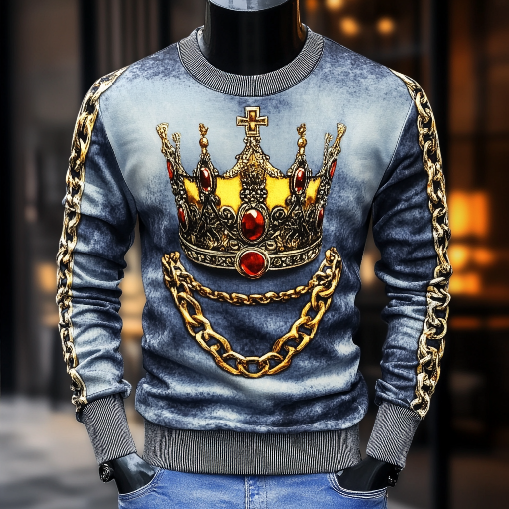 Opulent Cashmere Sweater In Refined Design and Luxe Detailing 100% High Quality