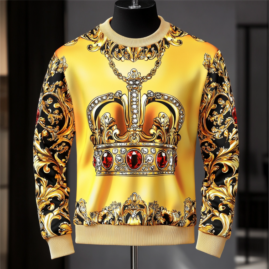 Opulent Cashmere Sweater In Refined Design and Luxe Detailing 100% High Quality