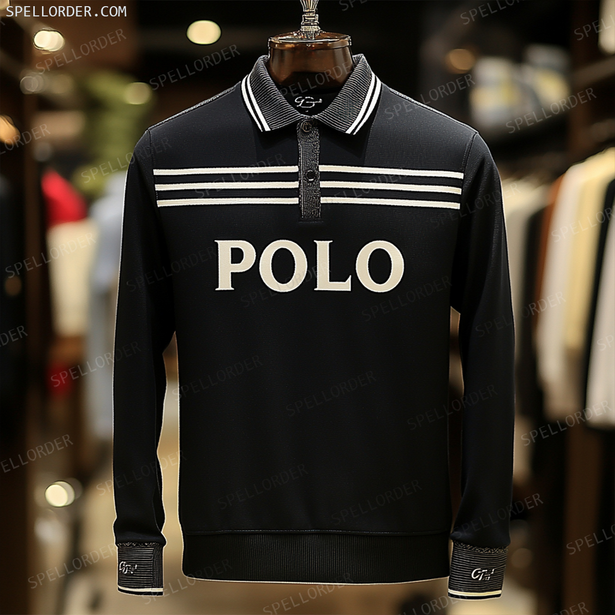 Classic comfortable business leisure vacation Long Sleeve Polo Shirts