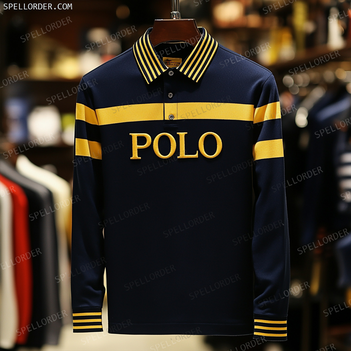 Classic comfortable business leisure vacation Long Sleeve Polo Shirts