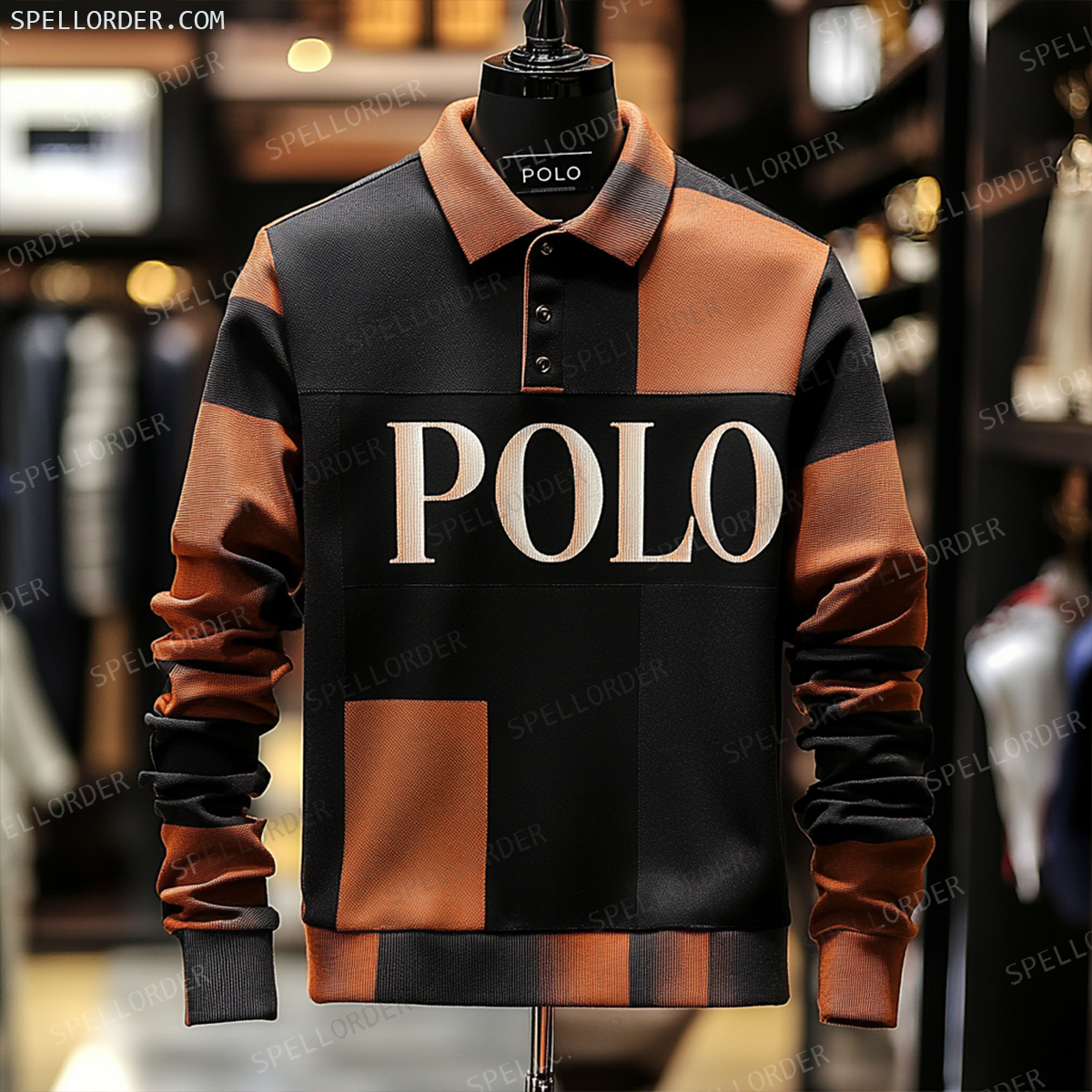 Classic comfortable business leisure vacation Long Sleeve Polo Shirts