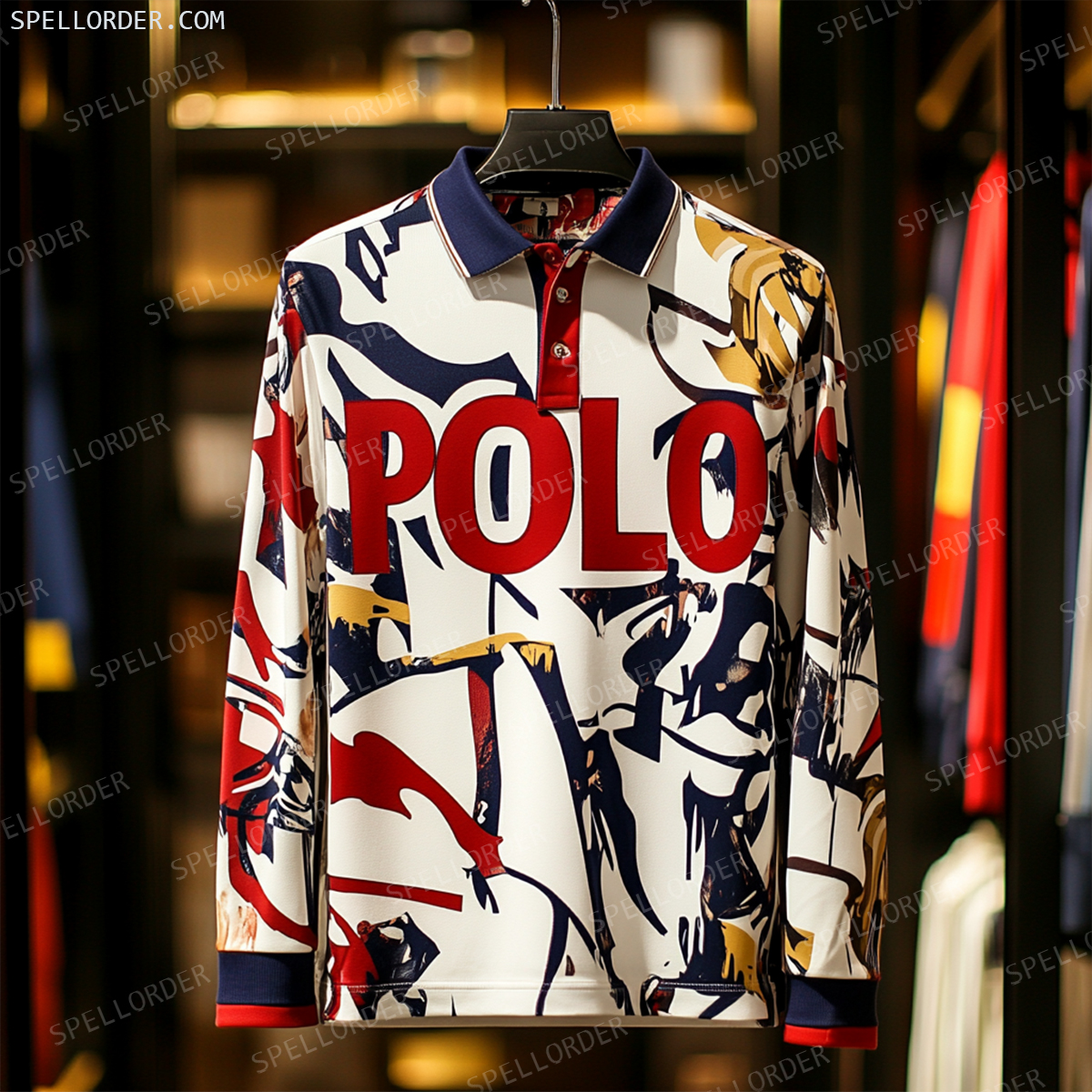 Classic comfortable business leisure vacation Long Sleeve Polo Shirts