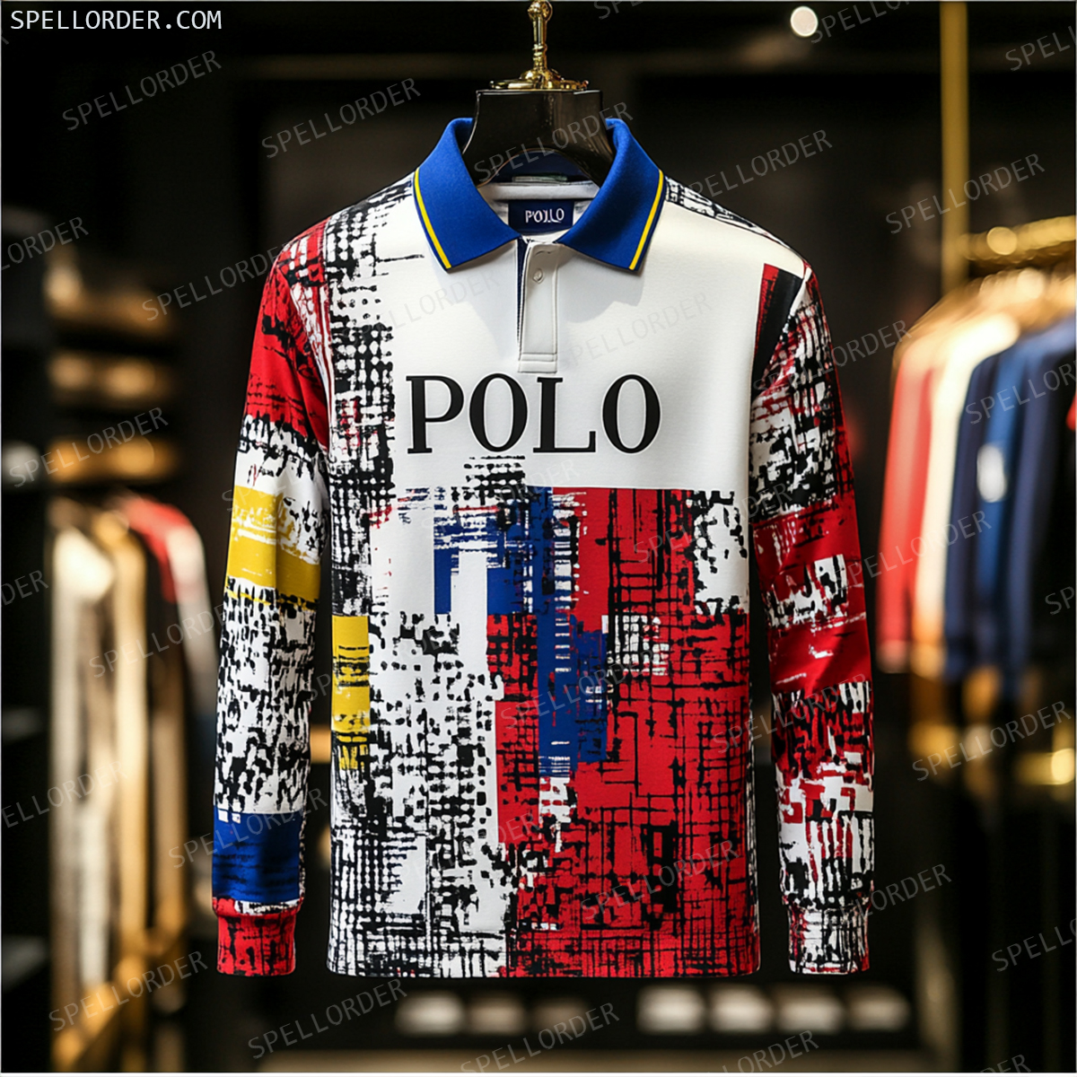 Classic comfortable business leisure vacation Long Sleeve Polo Shirts