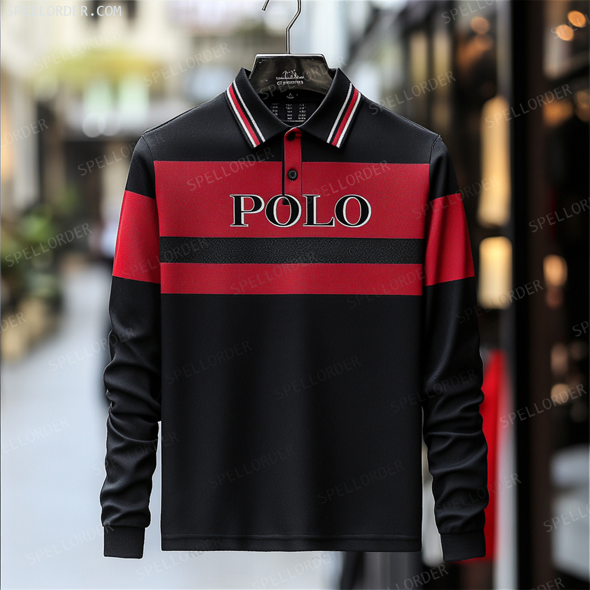 Classic comfortable business leisure vacation Long Sleeve Polo Shirts