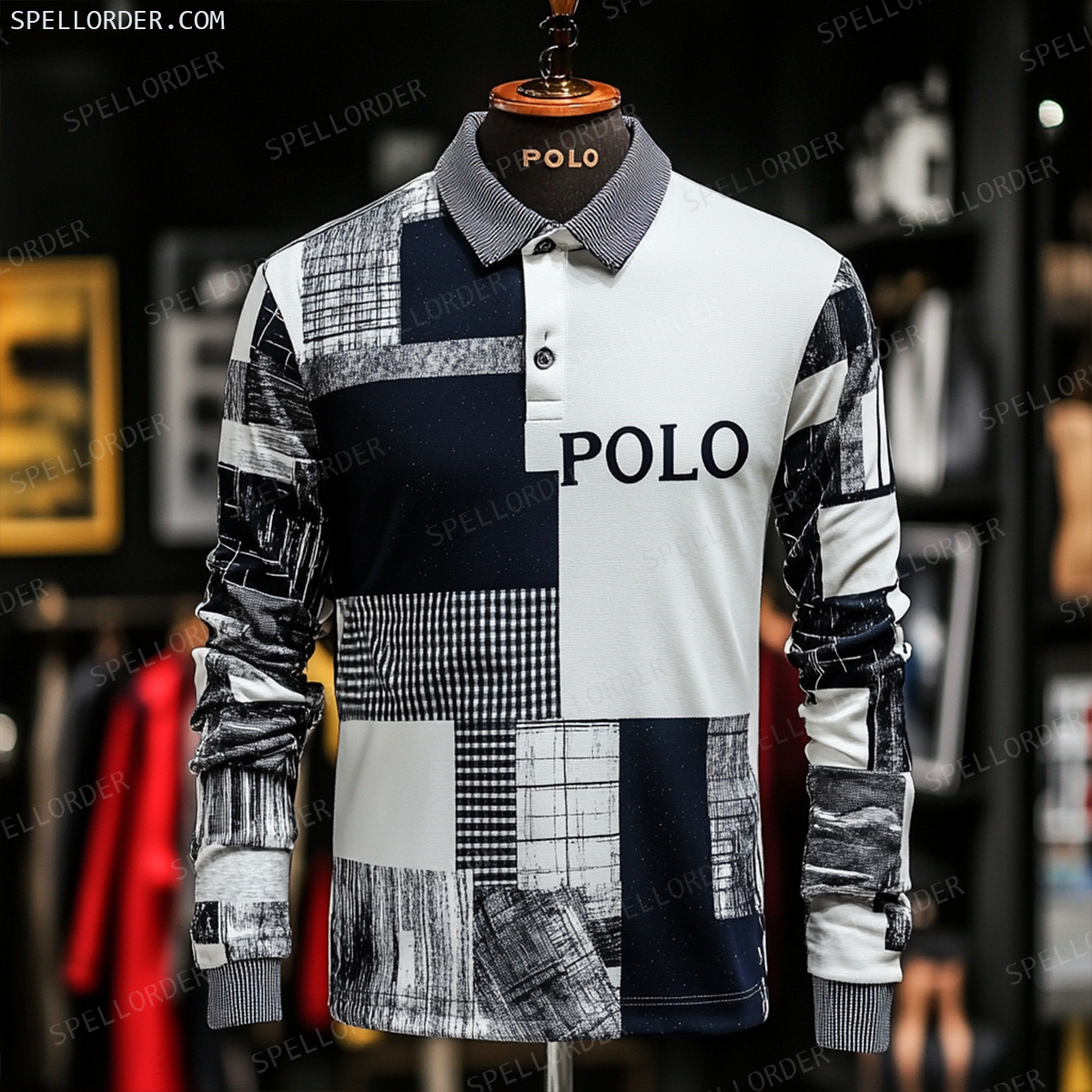 Classic comfortable business leisure vacation Long Sleeve Polo Shirts