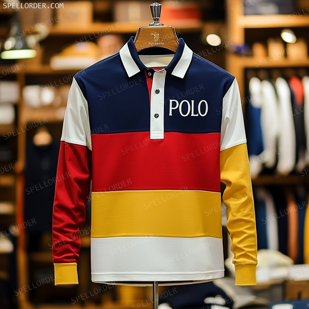 Classic comfortable business leisure vacation Long Sleeve Polo Shirts