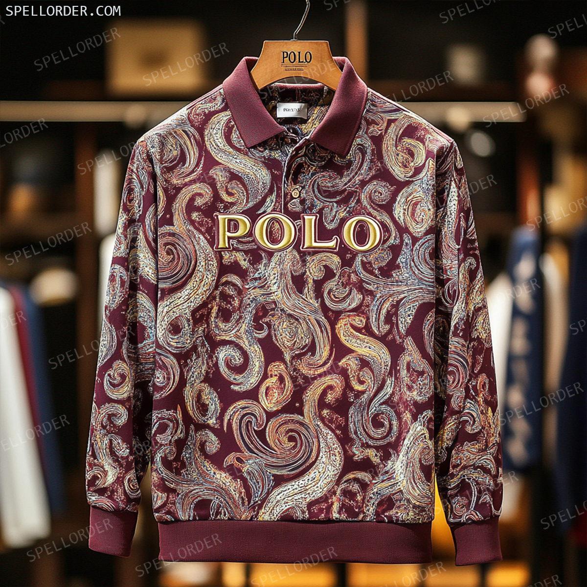 Classic comfortable business leisure vacation Long Sleeve Polo Shirts