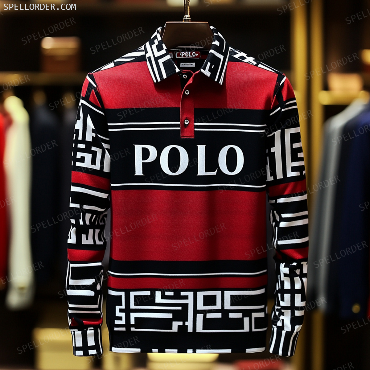 Classic comfortable business leisure vacation Long Sleeve Polo Shirts