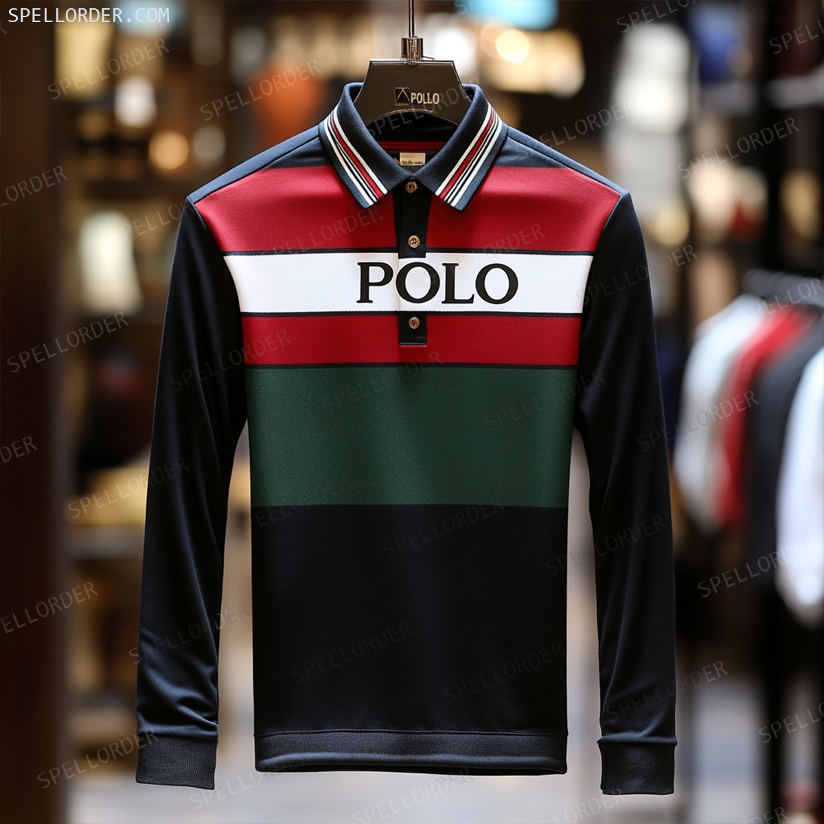 Classic comfortable business leisure vacation Long Sleeve Polo Shirts