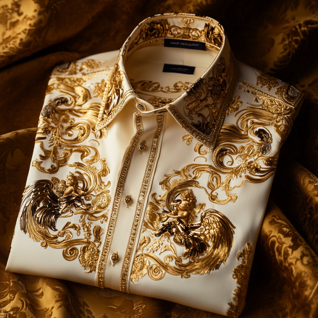 Exclusive Luxury royal comfortable business leisure vacation long sleeve shirt