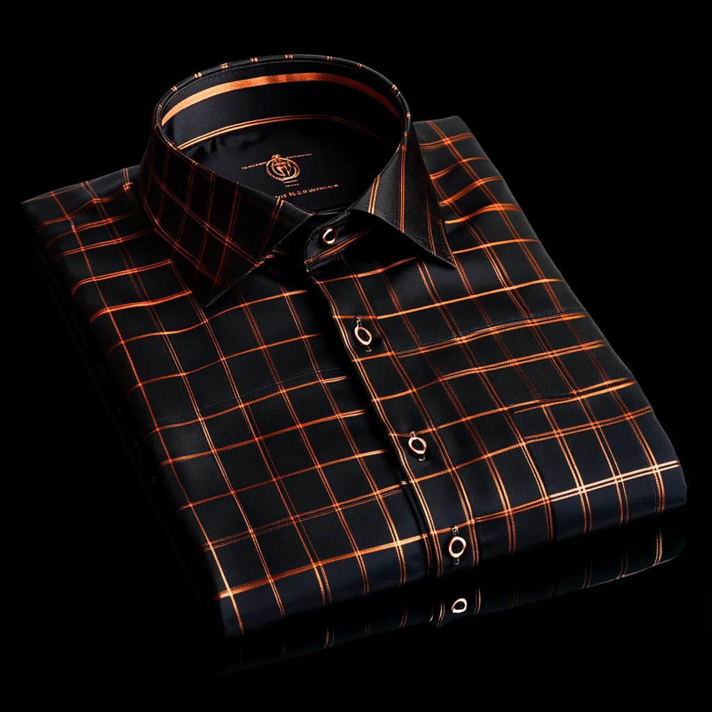 High Elasticity Soft Unique Men's Satin Luxe Print Short Sleeve Button Shirt