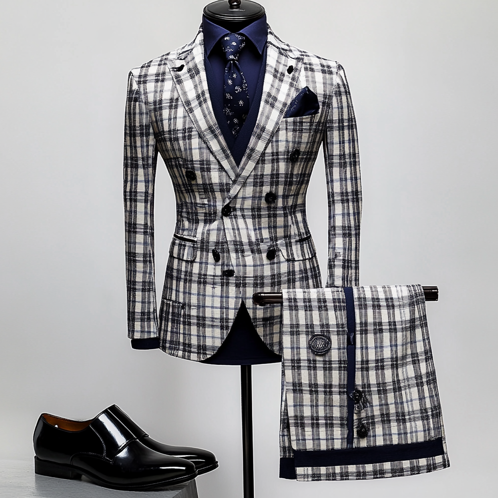 Men's Luxury Embroidery  Business Casual Fashion Blazer Jacket Suit  Jacke Anzug