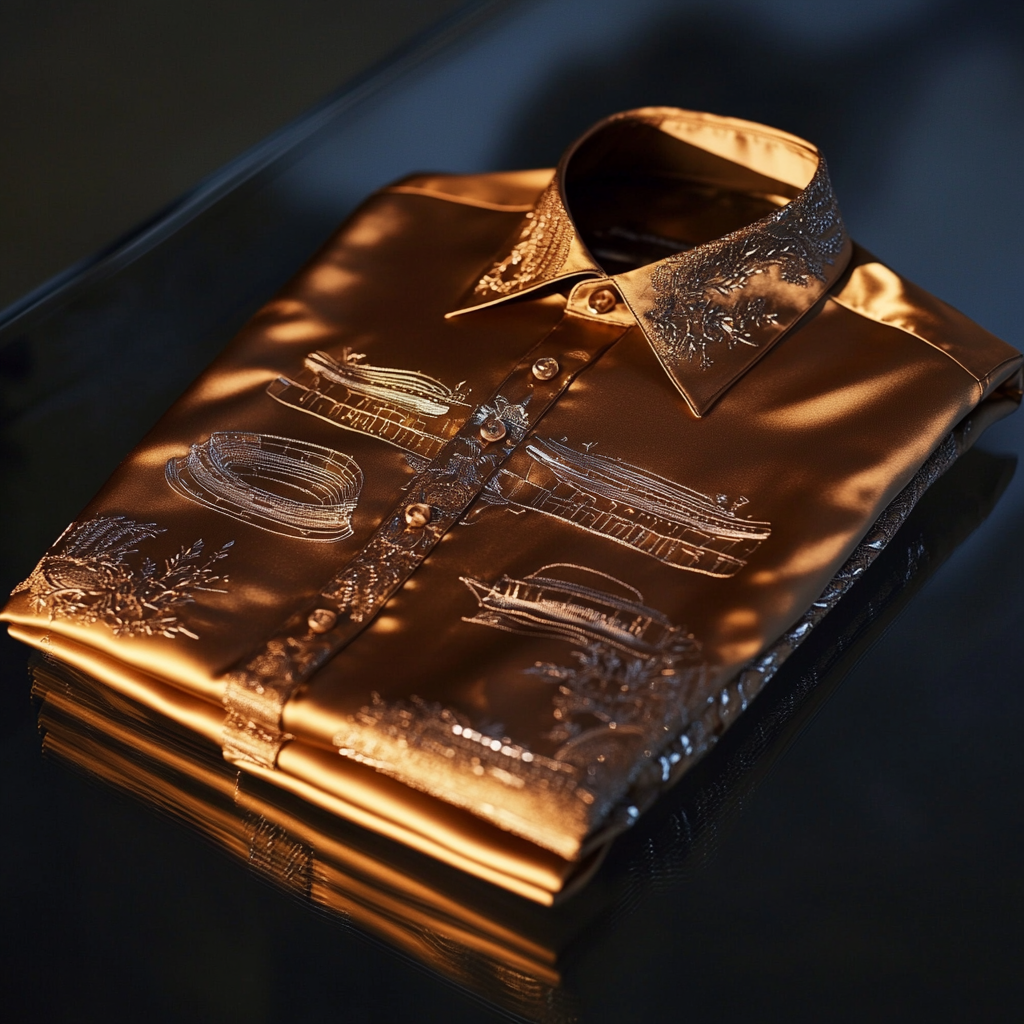 Perfect Fit Comfortable Luxurious Super Bowl Exclusive Design Pattern Casual vacation Long Sleeve Shirt