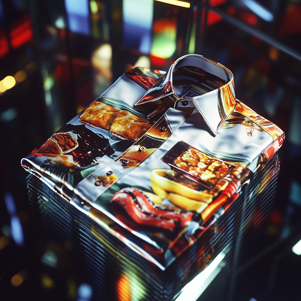 Perfect Fit Comfortable Luxurious Super Bowl Exclusive Design Pattern Casual vacation Long Sleeve Shirt