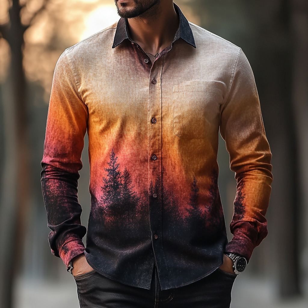 Thickened Autumn And Winter Exclusive Design-100% Cotton Shirt