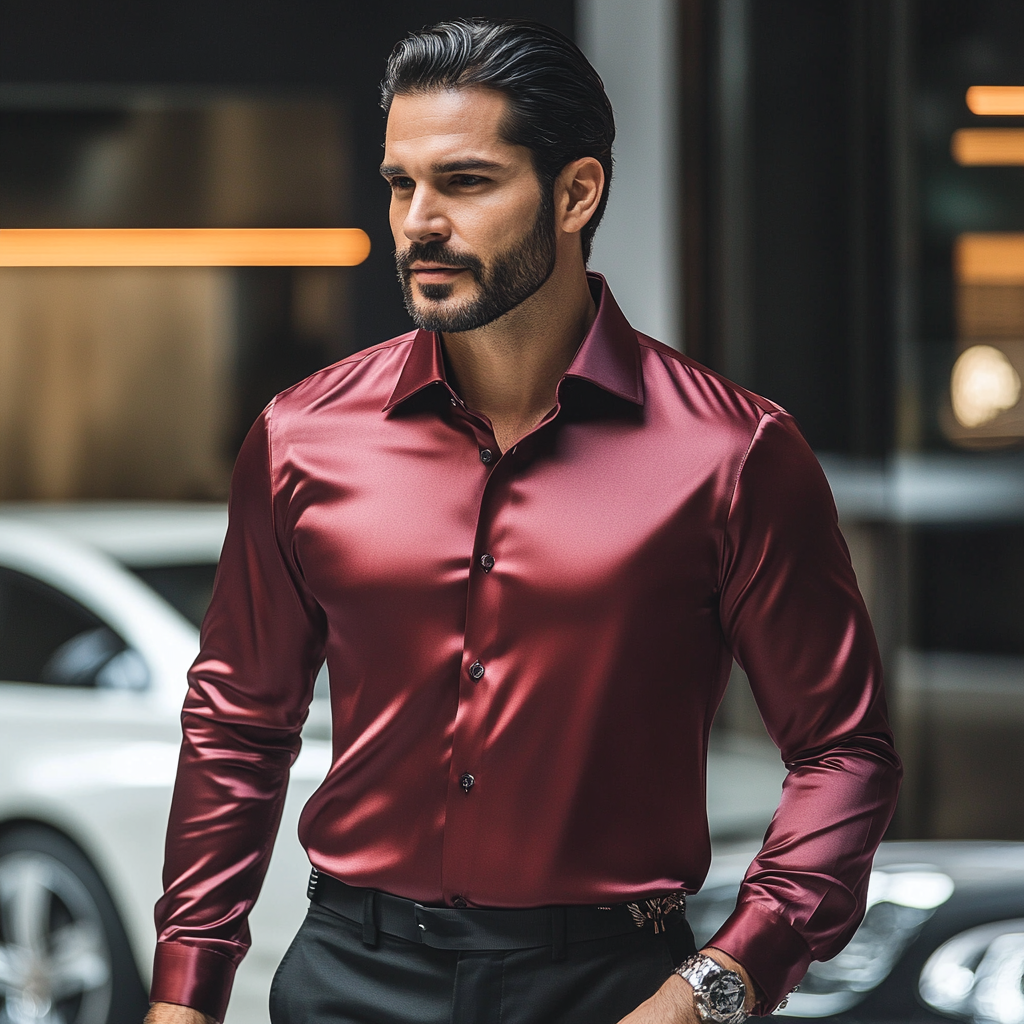 Perfect Fit comfortable business leisure vacation long sleeve shirt