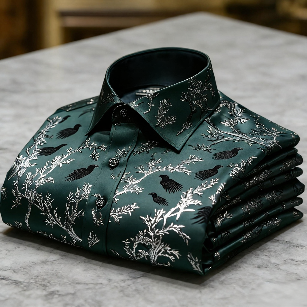 Luxury Premium High Elasticity Shirt Business Casual Out Vacation Long Sleeve Shirt