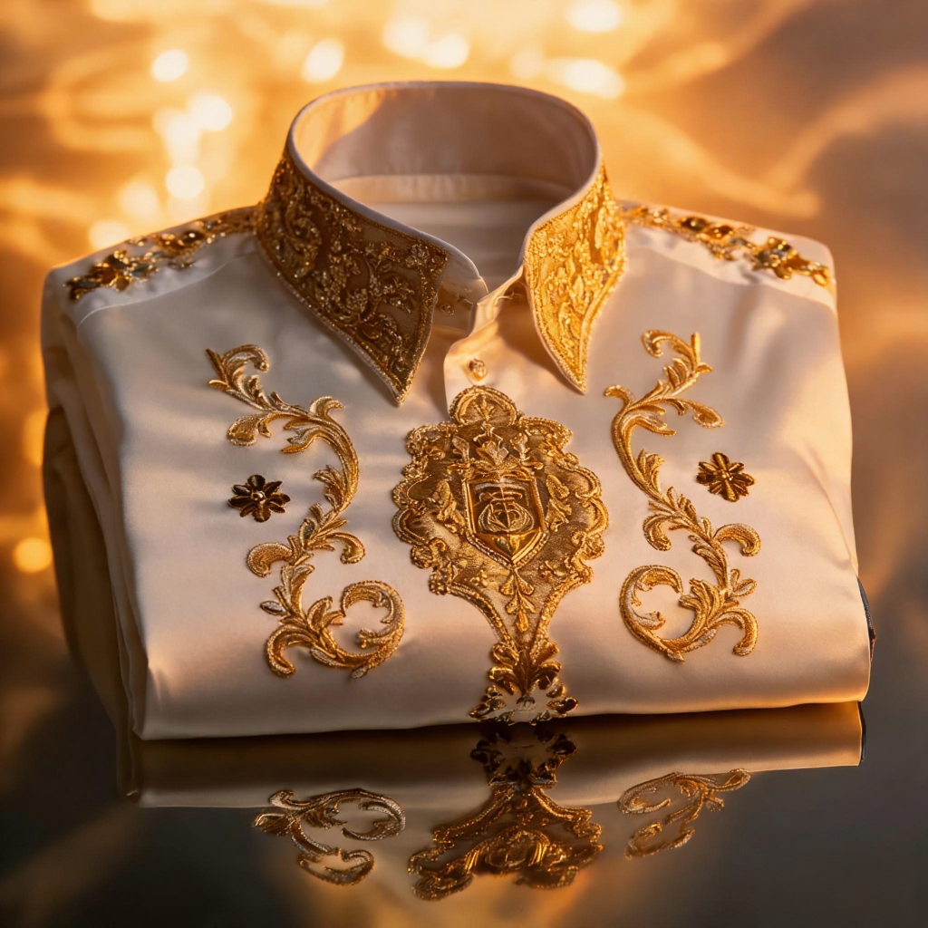 Luxury Premium High Elasticity Shirt Business Casual Out Vacation Long Sleeve Shirt