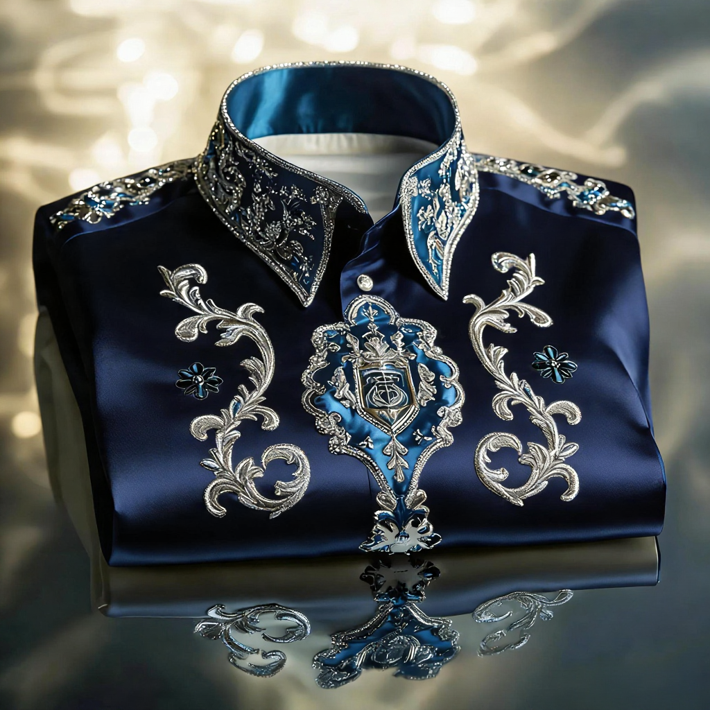 Luxury Premium High Elasticity Shirt Business Casual Out Vacation Long Sleeve Shirt