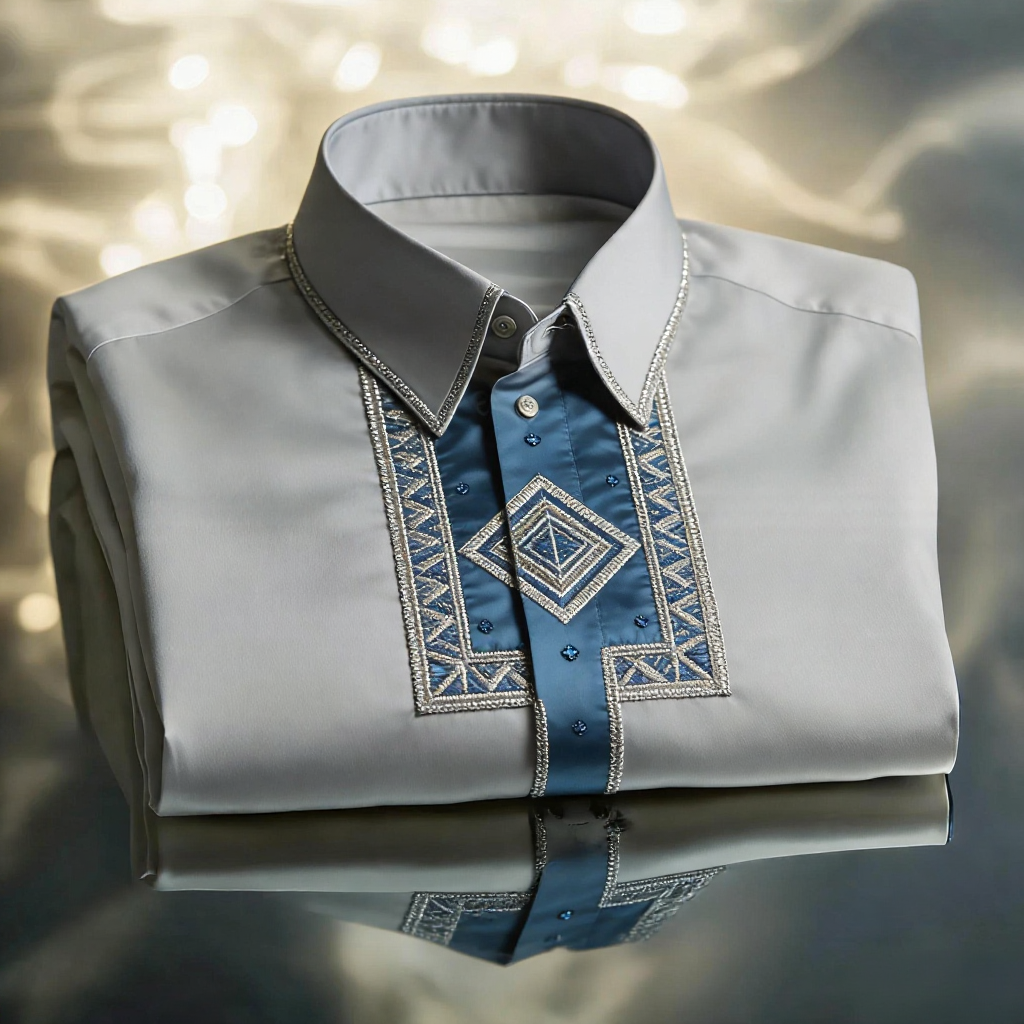 Luxury Premium High Elasticity Shirt Business Casual Out Vacation Long Sleeve Shirt