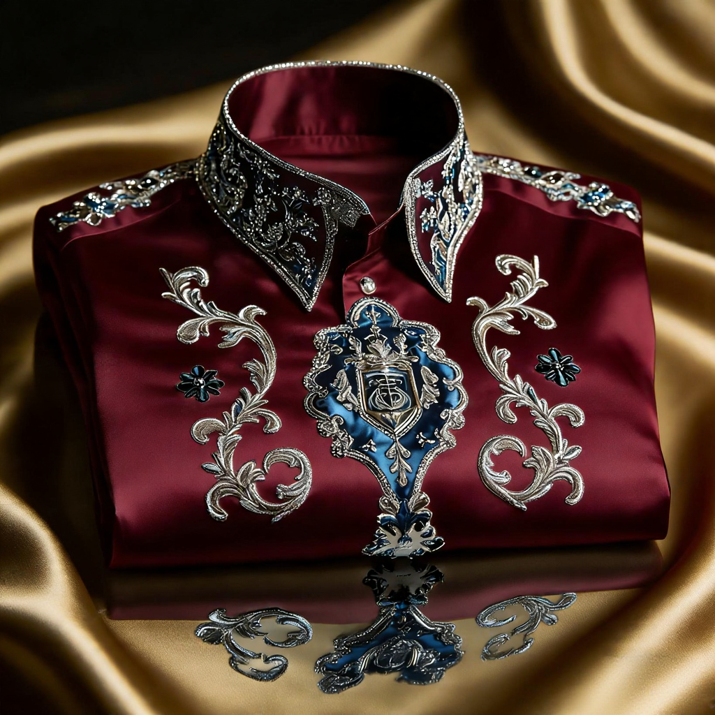 Luxury Premium High Elasticity Shirt Business Casual Out Vacation Long Sleeve Shirt