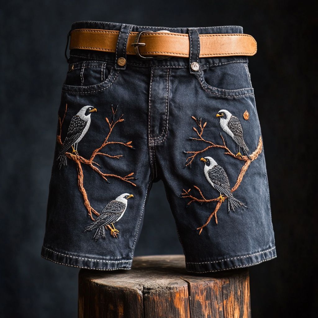 2025 Casual vacations shorts jeans 