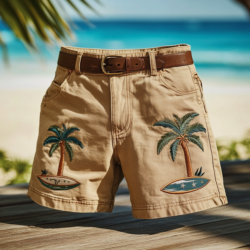 2025 Casual vacations shorts jeans 
