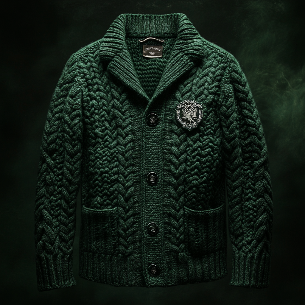 Men's Premium Knit Cardigan Jacket Very thick and warm