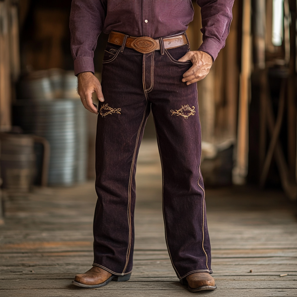 American western style jeans 