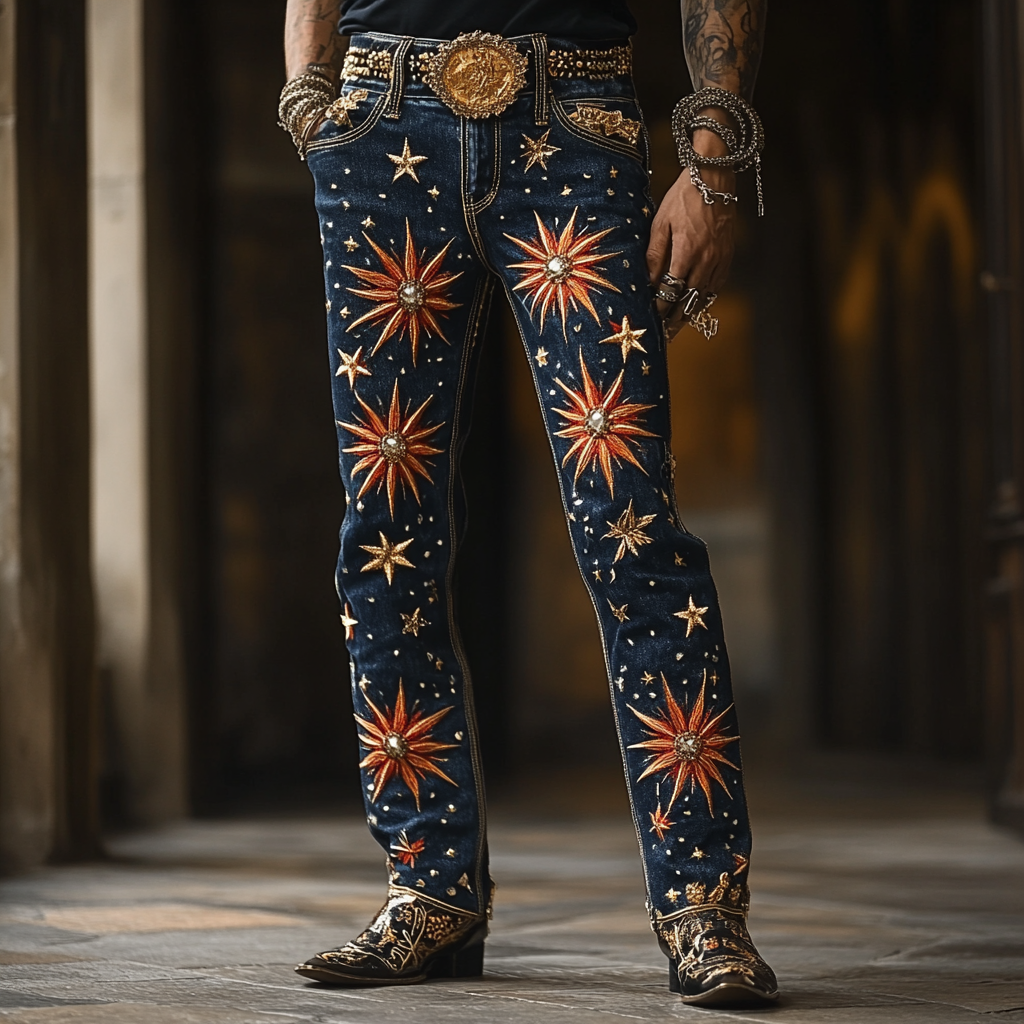 American western style jeans 