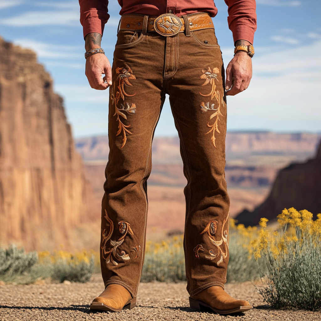 American western style jeans 