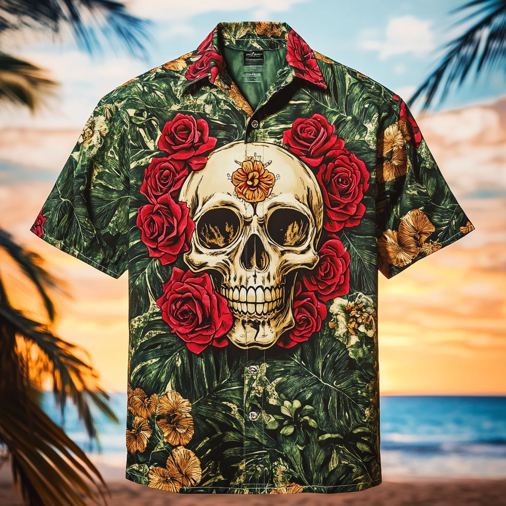 Valentine's Day themed washed distressed short sleeve shirt