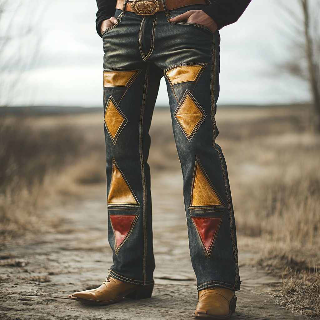American western style jeans 