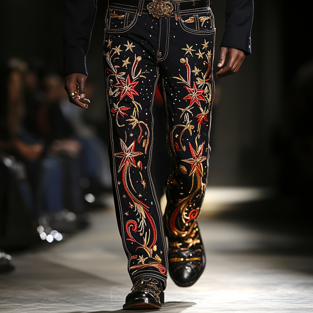 American western style jeans 