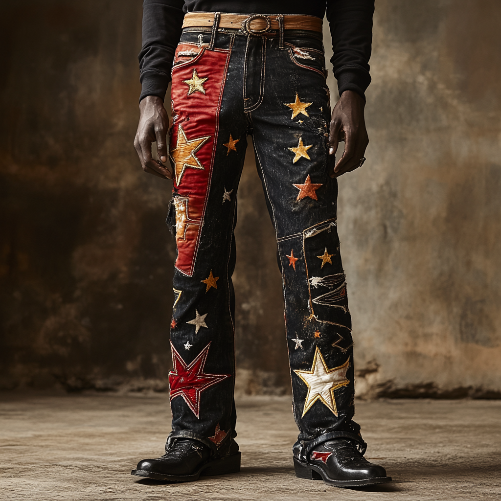 American western style jeans 