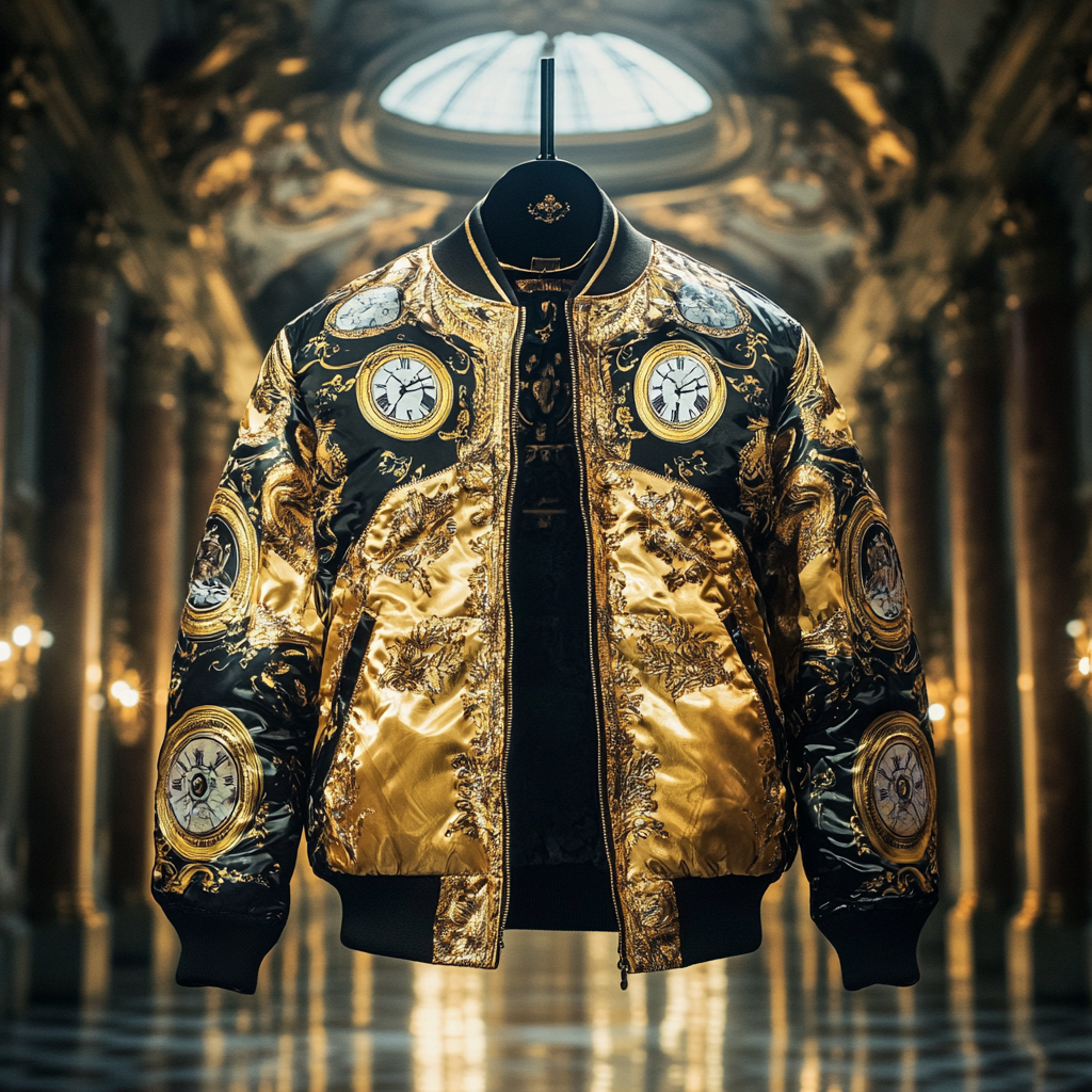 Latest luxury design full-print glossy waterproof baseball jacket