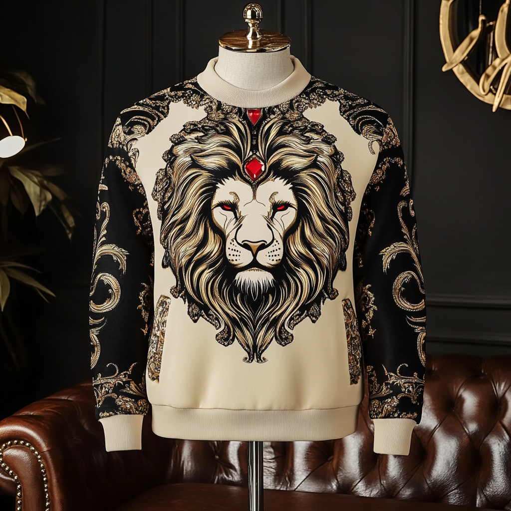 Opulent Cashmere Sweater In Refined Design and Luxe Detailing 100% High Quality