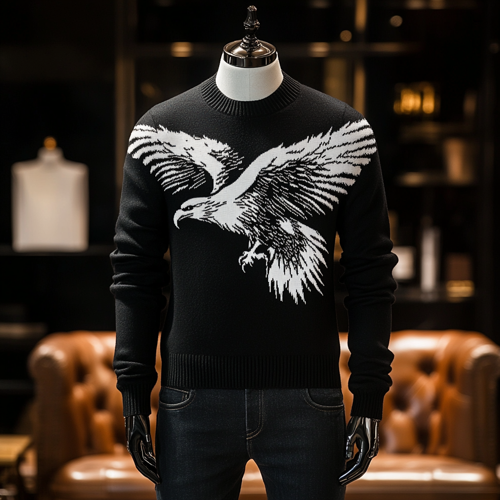 Opulent Cashmere Sweater In Refined Design and Luxe Detailing 100% High Quality
