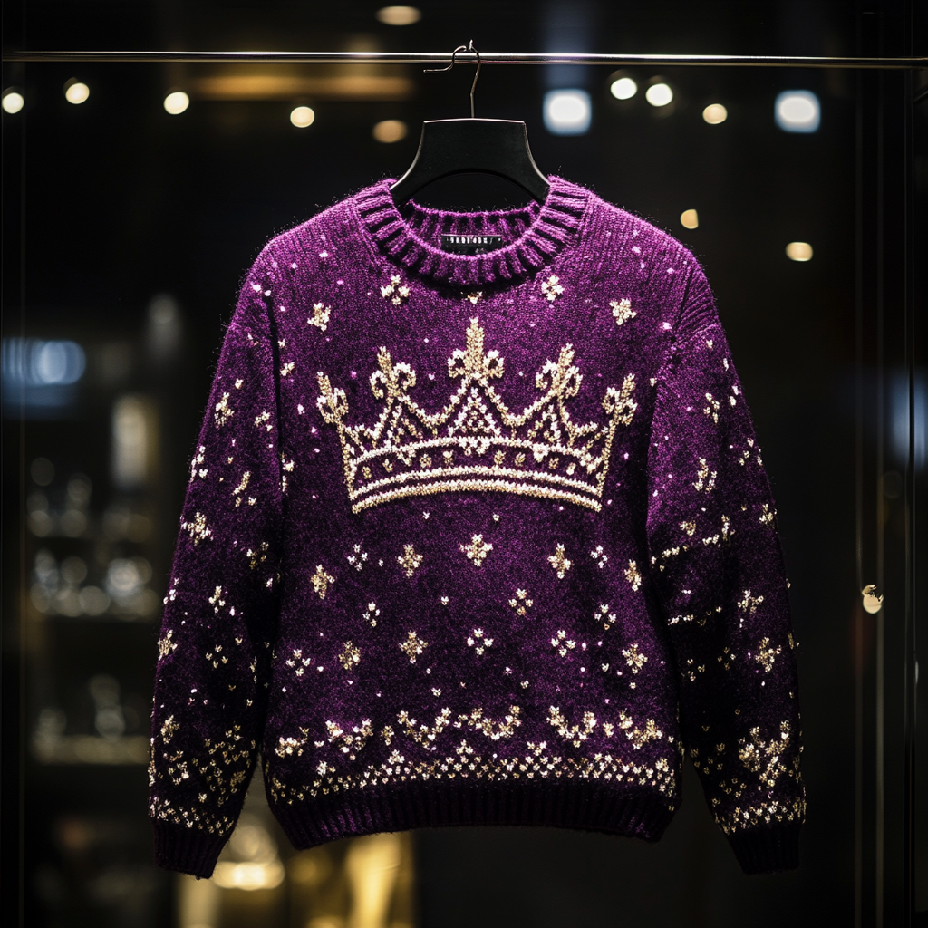 Opulent Cashmere Sweater In Refined Design and Luxe Detailing 100% High Quality