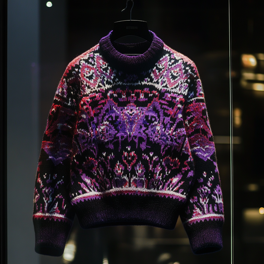 Opulent Cashmere Sweater In Refined Design and Luxe Detailing 100% High Quality