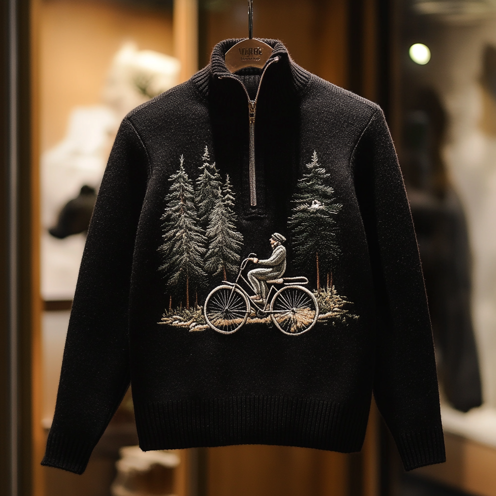 Opulent Cashmere Sweater In Refined Design and Luxe Detailing 100% High Quality