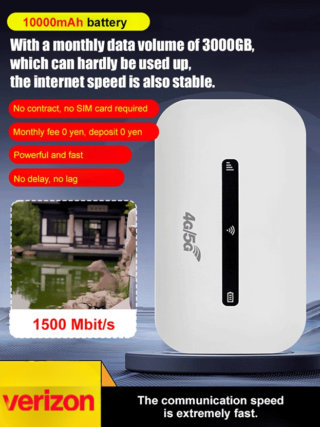 💥Verizon【Lifetime free internet access】💥Pocket WiFi/Mobile Wi-Fi Router
