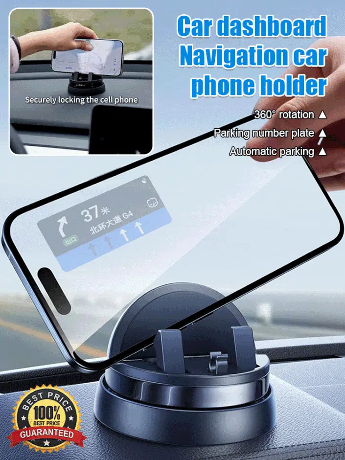 Car dashboard navigation car cell phone holder