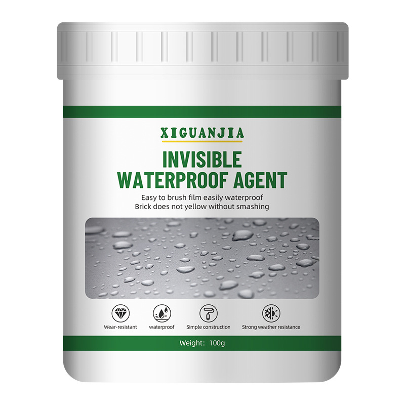 Transparent waterproofing agent