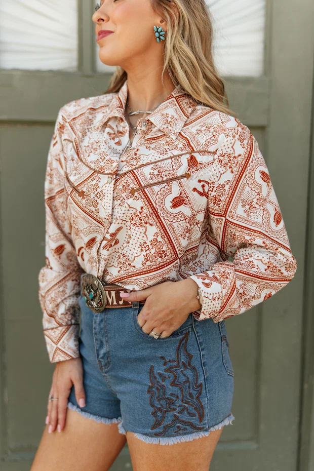 Desert Bandana Blouse