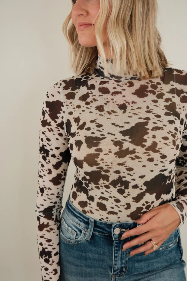 Midnight Graze Mesh Bodysuit