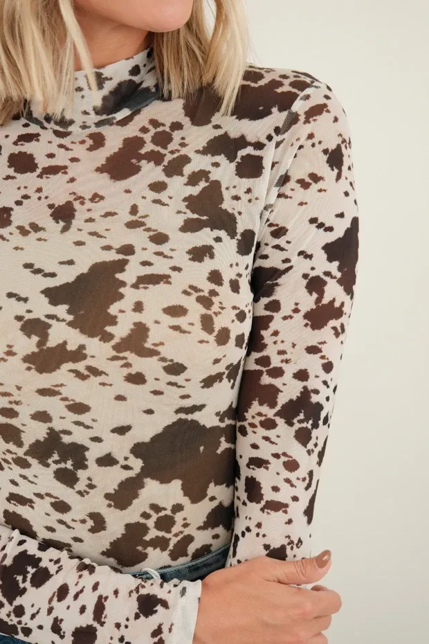 Midnight Graze Mesh Bodysuit